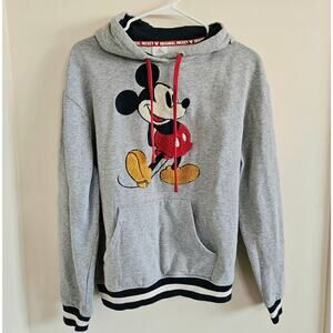 Mickey Mouse Disneyland Hoodie Sweatshirt Women's Small, Grey